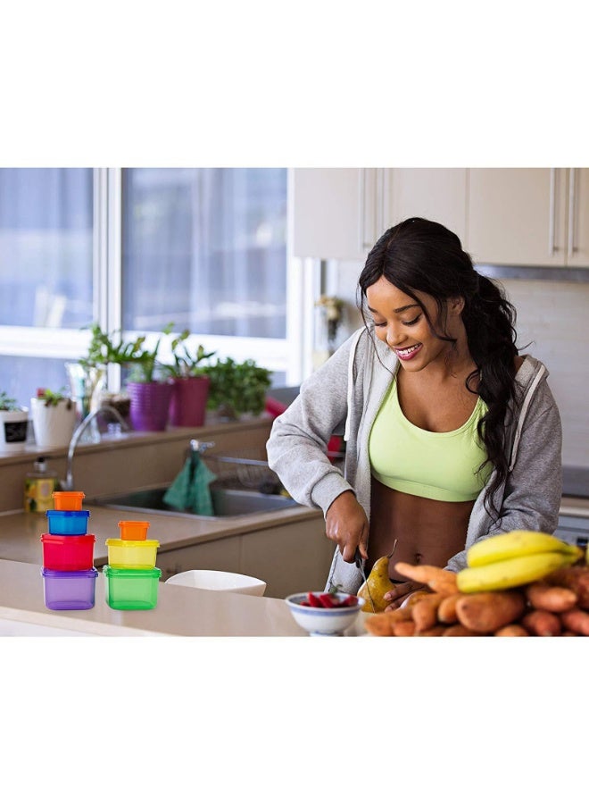 Portion Control Containers,14 Containers 21 Day Food Portion Fix Labeled Meal Food Containers Kit - Image 3